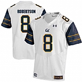 California Golden Bears 8 Demetris Robertson White College Football Jersey DingZhi,baseball caps,new era cap wholesale,wholesale hats