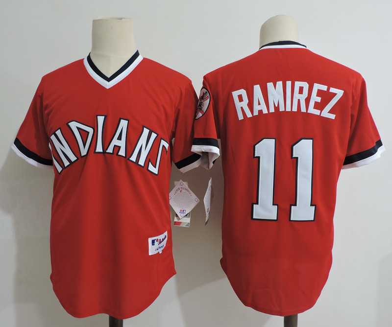 Cleveland Indians #11 Jose Ramirez Red Cooperstown Collection Throwback Stitched MLB Jerseys Dzhi,We sell and wholesale Cleveland Indians #11 Jose Ramirez Red Cooperstown Collection Throwback Stitched MLB Jerseys Dzhi on line form chian!