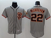 Giants 22 Andrew McCutchen Gray Flexbase Baseball Jerseys,baseball caps,new era cap wholesale,wholesale hats