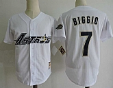 Houston Astros #7 Craig Biggio White Mitchell And Ness Throwback Stitched MLB Jerseys Dzhi,baseball caps,new era cap wholesale,wholesale hats