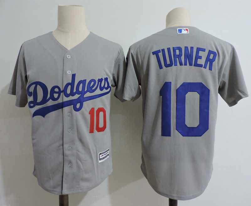 Los Angeles Dodgers #10 Justin Turner Gray New Cool Base Stitched MLB Jerseys Dzhi,We sell and wholesale Los Angeles Dodgers #10 Justin Turner Gray New Cool Base Stitched MLB Jerseys Dzhi on line form chian!