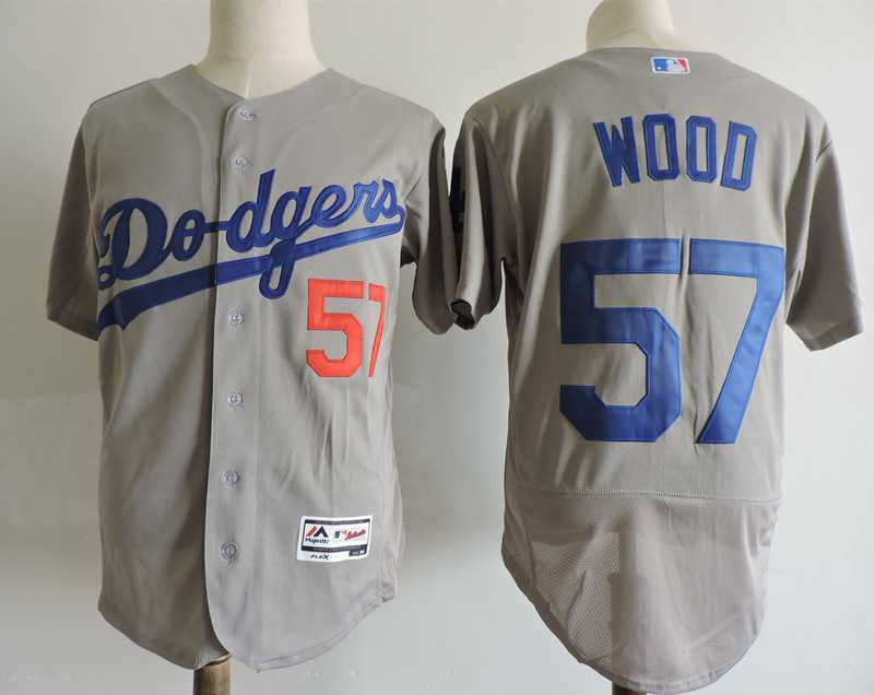 Los Angeles Dodgers #57 Alex Wood Gray Flexbase Jersey Dzhi,We sell and wholesale Los Angeles Dodgers #57 Alex Wood Gray Flexbase Jersey Dzhi on line form chian!