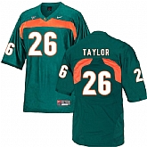 Miami Hurricanes 26 Sean Taylor Green College Football Jersey DingZhi,baseball caps,new era cap wholesale,wholesale hats