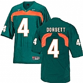 Miami Hurricanes 4 Phillip Dorsett Green College Football Jersey DingZhi,baseball caps,new era cap wholesale,wholesale hats