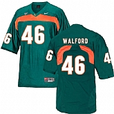Miami Hurricanes 46 Clive Walford Green College Football Jersey DingZhi,baseball caps,new era cap wholesale,wholesale hats