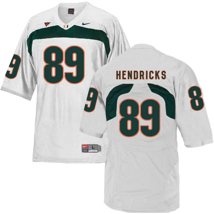 Miami Hurricanes 89 Hendricks White College Football Jersey DingZhi,We sell and wholesale Miami Hurricanes 89 Hendricks White College Football Jersey DingZhi on line form chian!