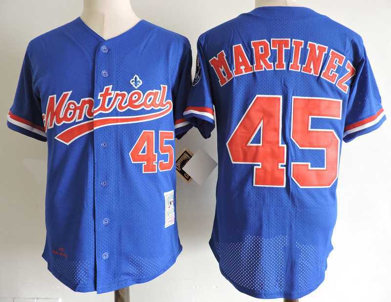 Montreal Expos #45 Martinez Blue Mitchell And Ness Throwback Stitched Jerseys Dzhi,We sell and wholesale Montreal Expos #45 Martinez Blue Mitchell And Ness Throwback Stitched Jerseys Dzhi on line form chian!