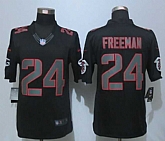 Nike Falcons 24 Devonta Freeman Black Impact Limited Jersey,baseball caps,new era cap wholesale,wholesale hats