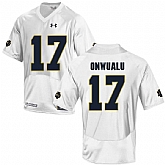 Notre Dame Fighting Irish 17 James Onwualu White College Football Jersey DingZhi,baseball caps,new era cap wholesale,wholesale hats