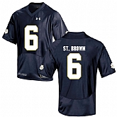 Notre Dame Fighting Irish 6 Equanimeous St. Brown Navy College Football Jersey DingZhi,baseball caps,new era cap wholesale,wholesale hats