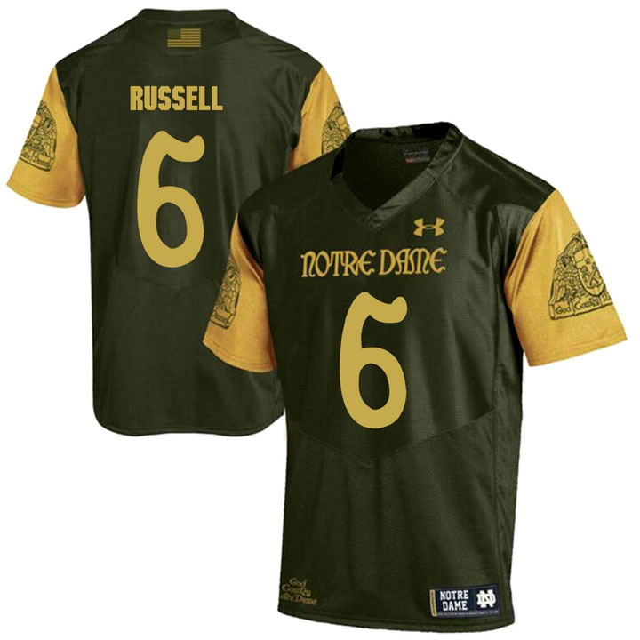 Notre Dame Fighting Irish 6 KeiVarae Russell Olive Green College Football Jersey DingZhi,We sell and wholesale Notre Dame Fighting Irish 6 KeiVarae Russell Olive Green College Football Jersey DingZhi on line form chian!