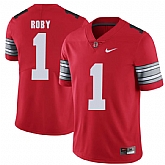 Ohio State Buckeyes 1 Bradley Roby Red 2018 Spring Game College Football Limited Jersey DingZhi