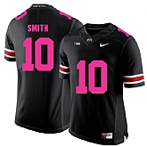 Ohio State Buckeyes 10 Troy Smith Black 2018 Breast Cancer Awareness College Football Jersey DingZhi,baseball caps,new era cap wholesale,wholesale hats