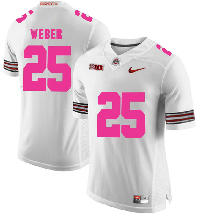 Ohio State Buckeyes 25 Mike Weber White 2018 Breast Cancer Awareness College Football Jersey DingZhi,We sell and wholesale Ohio State Buckeyes 25 Mike Weber White 2018 Breast Cancer Awareness College Football Jersey DingZhi on line form chian!