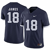 Penn State Nittany Lions 18 Jesse James Navy College Football Jersey DingZhi,baseball caps,new era cap wholesale,wholesale hats
