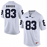 Penn State Nittany Lions 83 Nick Bowers White College Football Jersey DingZhi,baseball caps,new era cap wholesale,wholesale hats