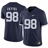 Penn State Nittany Lions 98 Anthony Zettel Navy College Football Jersey DingZhi,baseball caps,new era cap wholesale,wholesale hats