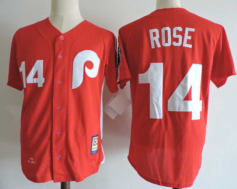 Philadelphia Phillies #14 Pete Rose Red Cooperstown Collection Stitched MLB Jerseys Dzhi,We sell and wholesale Philadelphia Phillies #14 Pete Rose Red Cooperstown Collection Stitched MLB Jerseys Dzhi on line form chian!