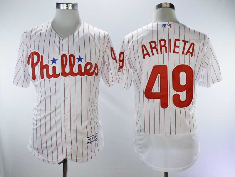 Phillies 49 Jake Arrieta White Flexbase Baseball Jerseys,We sell and wholesale Phillies 49 Jake Arrieta White Flexbase Baseball Jerseys on line form chian!