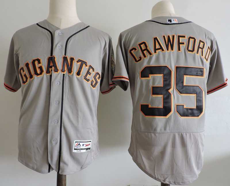 San Francisco Giants #35 Brandon Crawford Gray Flexbase Stitched Jersey Dzhi,We sell and wholesale San Francisco Giants #35 Brandon Crawford Gray Flexbase Stitched Jersey Dzhi on line form chian!