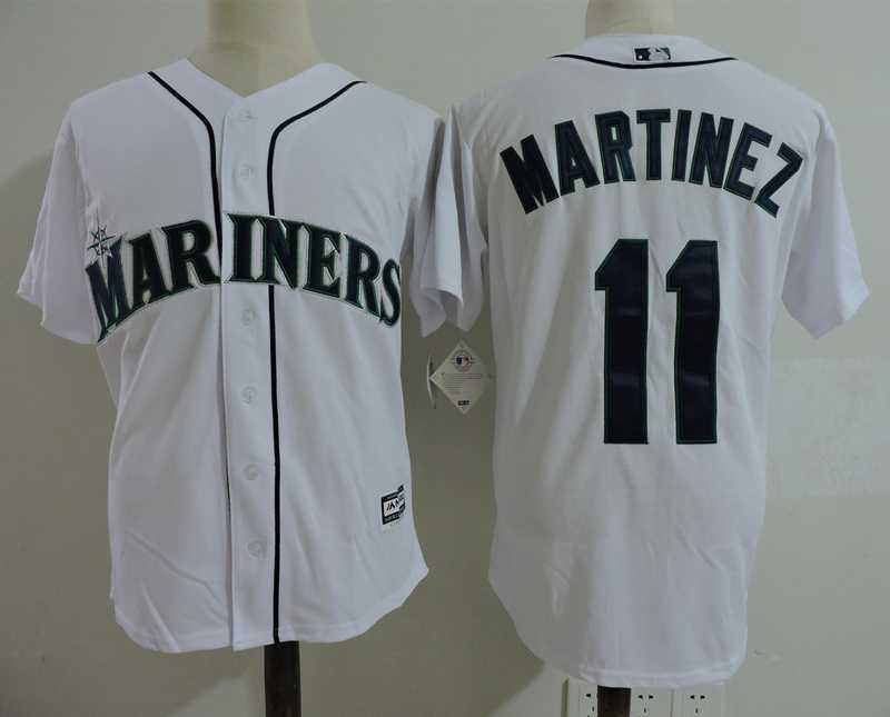 Seattle Mariners #11 Martinez White New Cool Base Stitched MLB Jersey Dzhi,We sell and wholesale Seattle Mariners #11 Martinez White New Cool Base Stitched MLB Jersey Dzhi on line form chian!