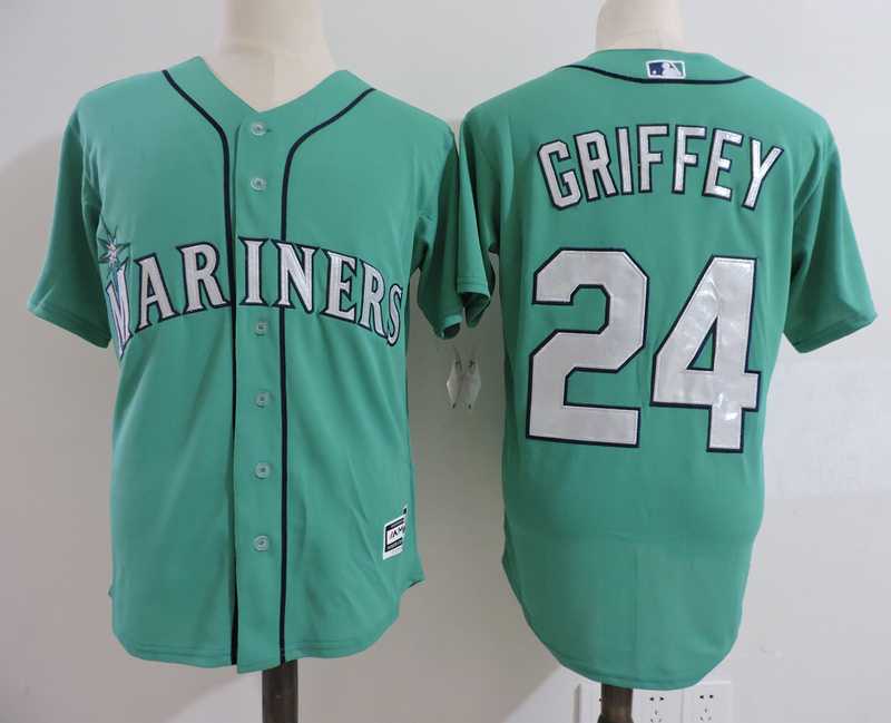Seattle Mariners #24 Ken Griffey Green New Cool Base Stitched Jersey Dzhi,We sell and wholesale Seattle Mariners #24 Ken Griffey Green New Cool Base Stitched Jersey Dzhi on line form chian!