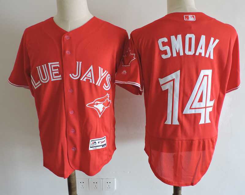 Toronto Blue Jays #14 Justin Smoak New Red Flexbase Stitched Jersey Dzhi,We sell and wholesale Toronto Blue Jays #14 Justin Smoak New Red Flexbase Stitched Jersey Dzhi on line form chian!