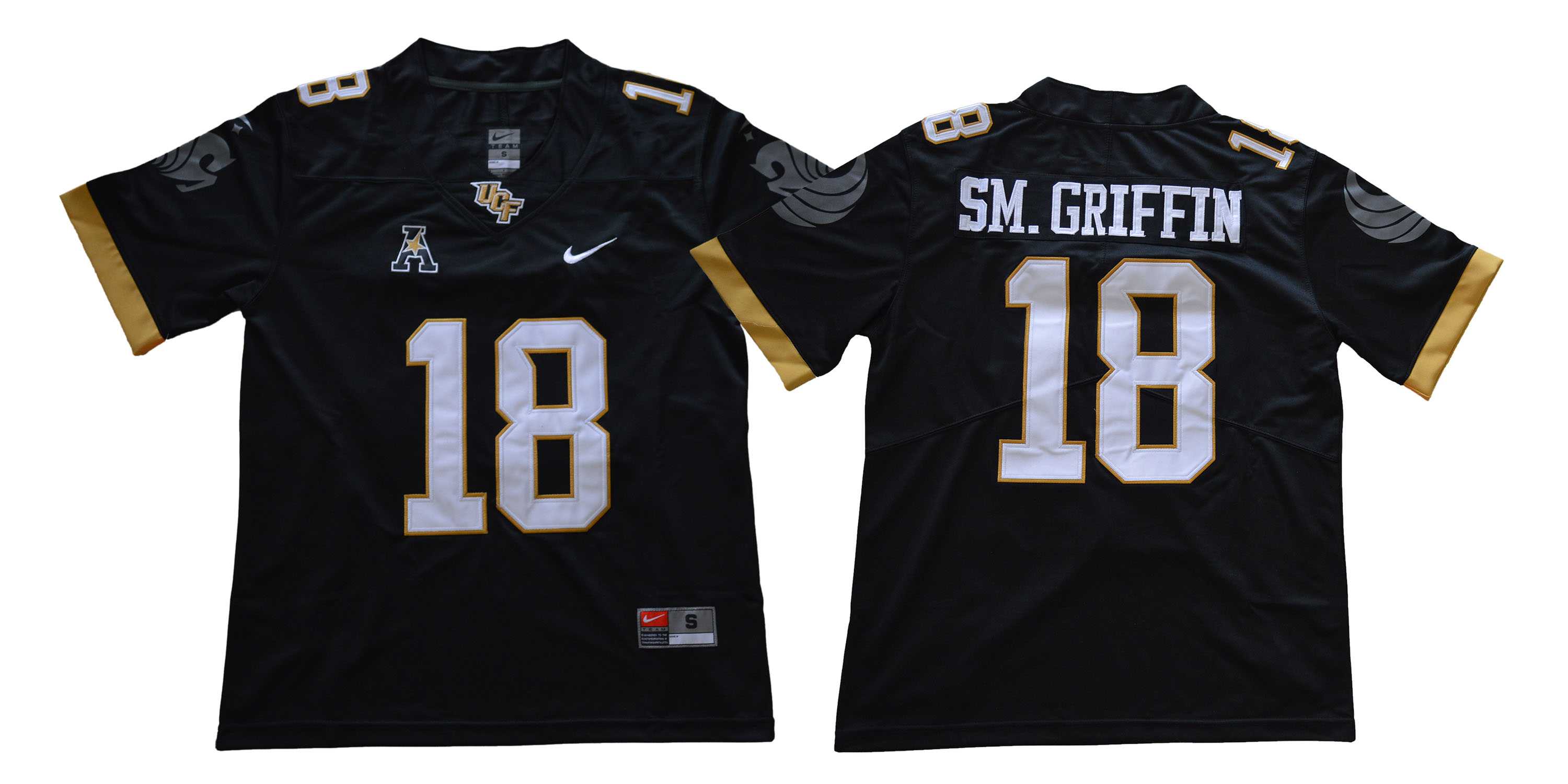 UCF Knights 18 Shaquem Griffin Black College Football Jersey,We sell and wholesale UCF Knights 18 Shaquem Griffin Black College Football Jersey on line form chian!