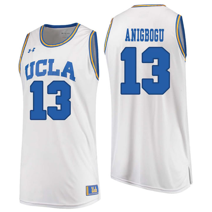 UCLA Bruins 13 Ike Anigbogu White College Basketball Jersey Dzhi,We sell and wholesale UCLA Bruins 13 Ike Anigbogu White College Basketball Jersey Dzhi on line form chian!
