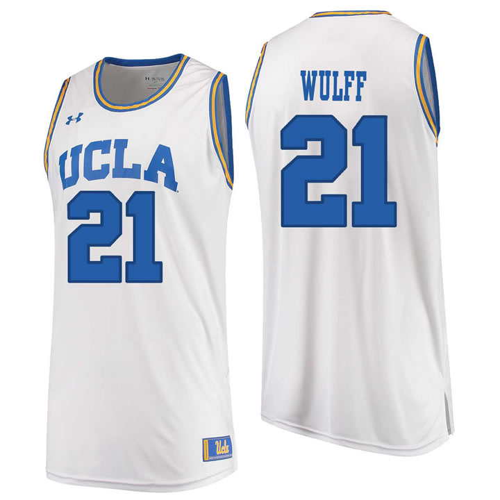 UCLA Bruins 21 Alec Wulff White College Basketball Jersey Dzhi,We sell and wholesale UCLA Bruins 21 Alec Wulff White College Basketball Jersey Dzhi on line form chian!