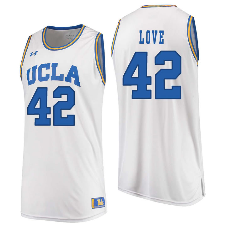 UCLA Bruins 42 Kevin Love White College Basketball Jersey Dzhi,We sell and wholesale UCLA Bruins 42 Kevin Love White College Basketball Jersey Dzhi on line form chian!