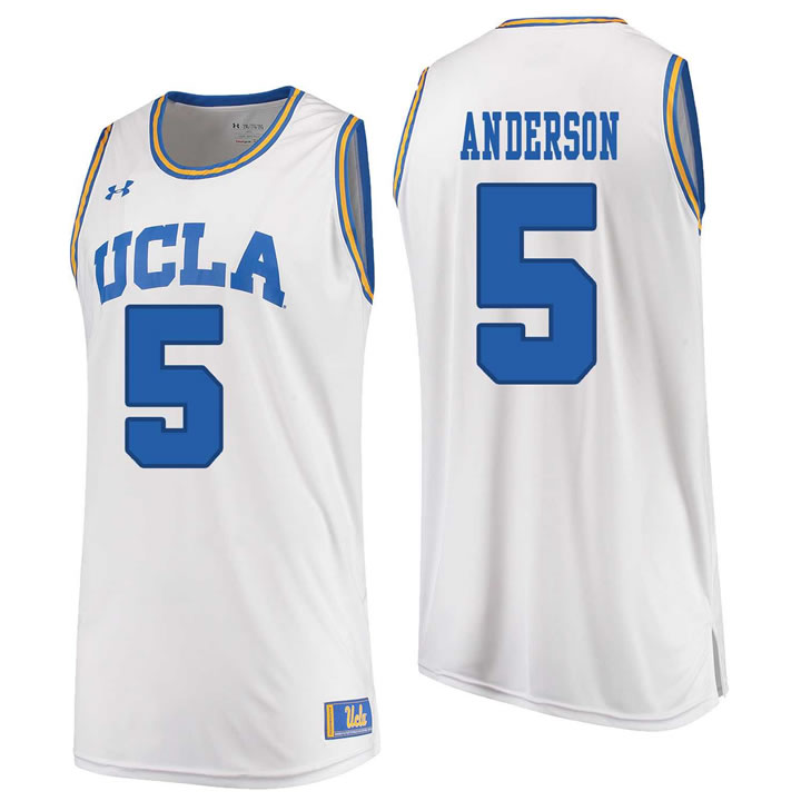 UCLA Bruins 5 Kyle Anderson White College Basketball Jersey Dzhi,We sell and wholesale UCLA Bruins 5 Kyle Anderson White College Basketball Jersey Dzhi on line form chian!