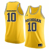 University of Michigan 10 Tim Hardaway Jr. Yellow College Basketball Jersey Dzhi,baseball caps,new era cap wholesale,wholesale hats