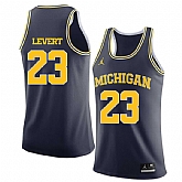 University of Michigan 23 Caris Levert Navy College Basketball Jersey Dzhi,baseball caps,new era cap wholesale,wholesale hats