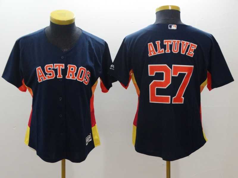Women Astros 27 Jose Altuve Navy Cool Base Baseball Jerseys,We sell and wholesale Women Astros 27 Jose Altuve Navy Cool Base Baseball Jerseys on line form chian!