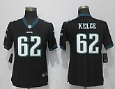 Women Nike Eagles 62 Jason Kelce Black Vapor Untouchable Player Limited Jersey,baseball caps,new era cap wholesale,wholesale hats