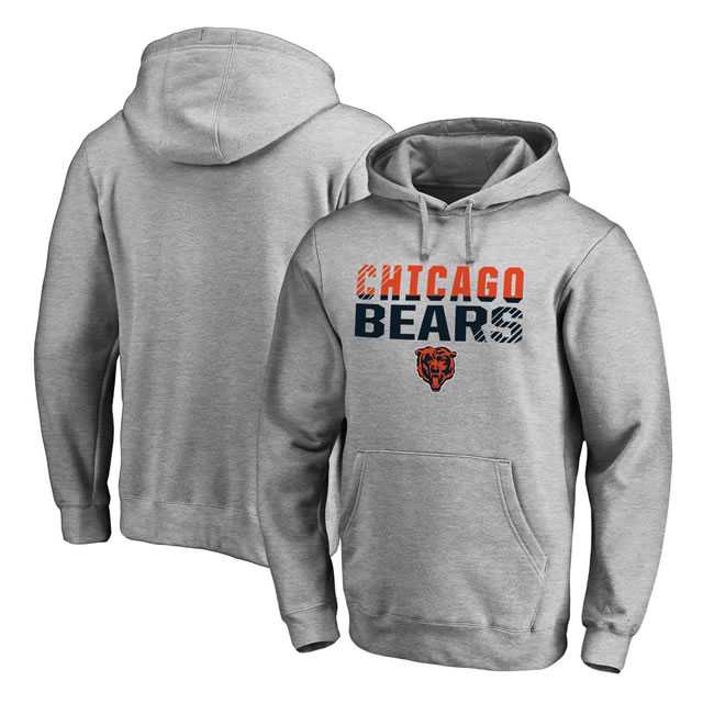 Chicago Bears NFL Pro Line by Fanatics Branded Ash Iconic Collection Fade Out Pullover Hoodie 90Hou,We sell and wholesale Chicago Bears NFL Pro Line by Fanatics Branded Ash Iconic Collection Fade Out Pullover Hoodie 90Hou on line form chian!