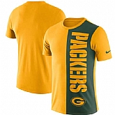 Green Bay Packers Nike Coin Flip Tri-Blend T-Shirt - GoldGreen,baseball caps,new era cap wholesale,wholesale hats