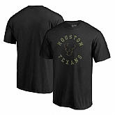 Houston Texans NFL Pro Line by Fanatics Branded Camo Collection Liberty Big & Tall T-Shirt Black,baseball caps,new era cap wholesale,wholesale hats