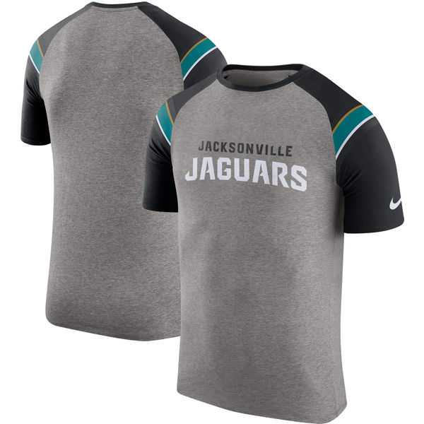 Jacksonville Jaguars Nike Enzyme Shoulder Stripe Raglan T-Shirt - Heathered Gray,We sell and wholesale Jacksonville Jaguars Nike Enzyme Shoulder Stripe Raglan T-Shirt - Heathered Gray on line form chian!