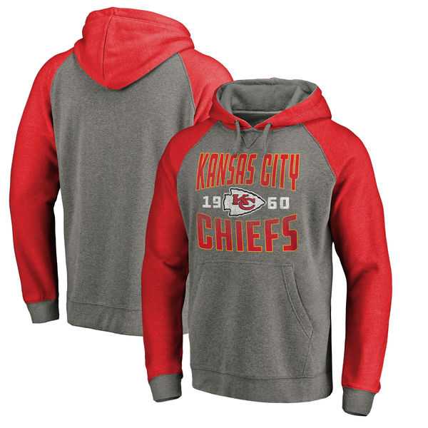 Kansas City Chiefs NFL Pro Line by Fanatics Branded Timeless Collection Antique Stack Tri-Blend Raglan Pullover Hoodie Ash,We sell and wholesale Kansas City Chiefs NFL Pro Line by Fanatics Branded Timeless Collection Antique Stack Tri-Blend Raglan Pullover Hoodie Ash on line form chian!