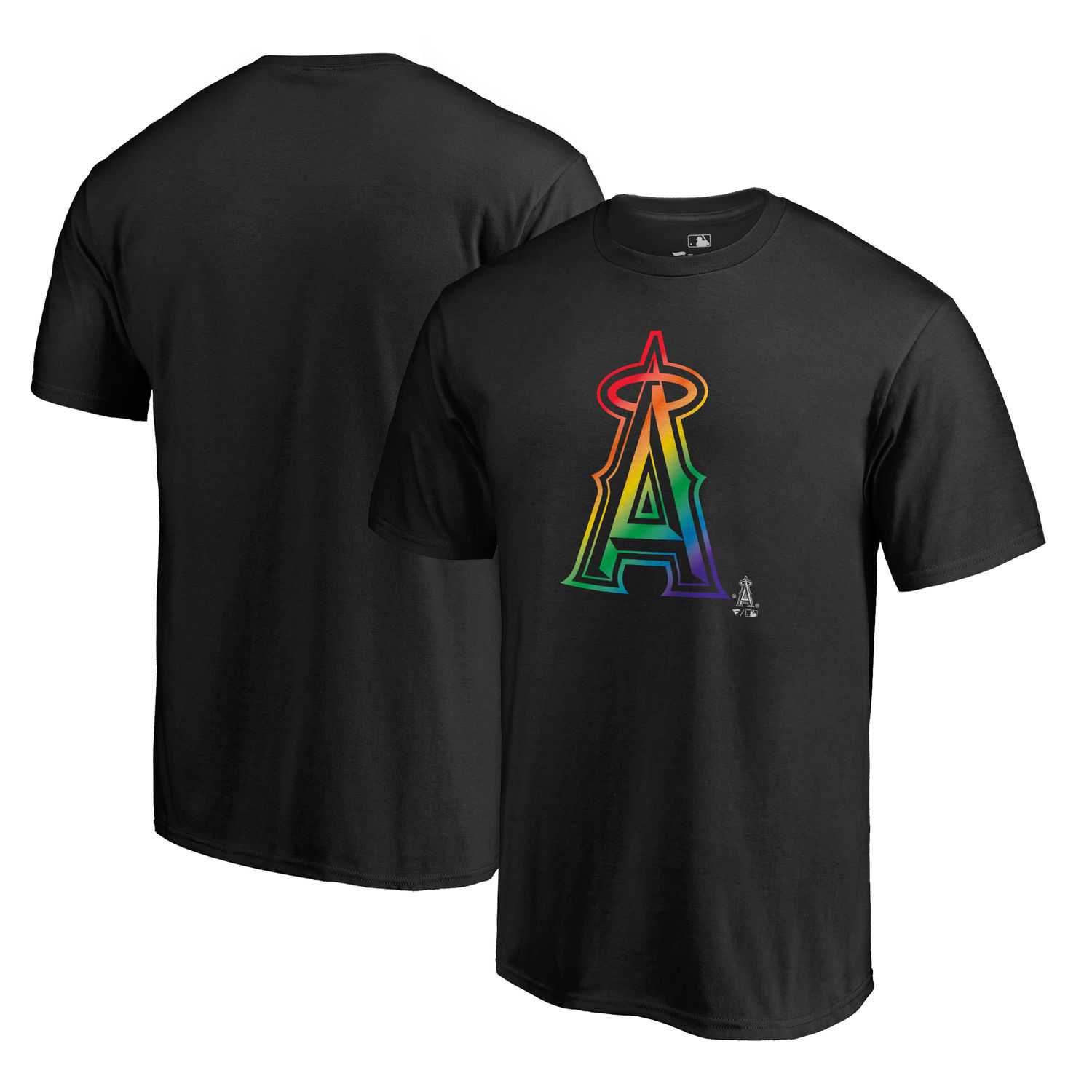 Los Angeles Angels of Anaheim Fanatics Branded Pride Black T Shirt,We sell and wholesale Los Angeles Angels of Anaheim Fanatics Branded Pride Black T Shirt on line form chian!