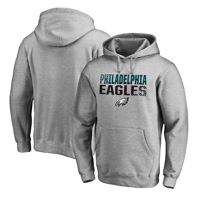 Philadelphia Eagles NFL Pro Line by Fanatics Branded Ash Iconic Collection Fade Out Pullover Hoodie 90Hou,We sell and wholesale Philadelphia Eagles NFL Pro Line by Fanatics Branded Ash Iconic Collection Fade Out Pullover Hoodie 90Hou on line form chian!