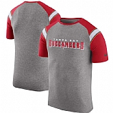Tampa Bay Buccaneers Nike Enzyme Shoulder Stripe Raglan T-Shirt - Heathered Gray,baseball caps,new era cap wholesale,wholesale hats