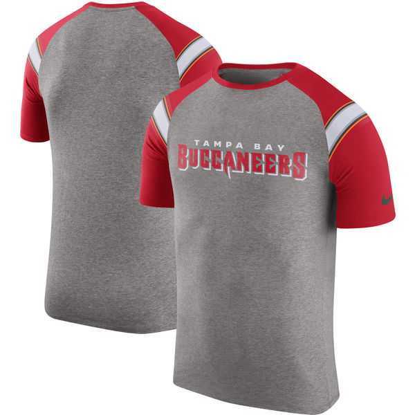 Tampa Bay Buccaneers Nike Enzyme Shoulder Stripe Raglan T-Shirt - Heathered Gray,We sell and wholesale Tampa Bay Buccaneers Nike Enzyme Shoulder Stripe Raglan T-Shirt - Heathered Gray on line form chian!