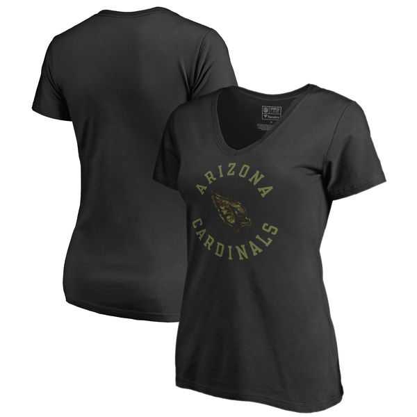 Women Arizona Cardinals NFL Pro Line by Fanatics Branded Camo Collection Liberty Plus Size V Neck T-Shirt Black,We sell and wholesale Women Arizona Cardinals NFL Pro Line by Fanatics Branded Camo Collection Liberty Plus Size V Neck T-Shirt Black on line form chian!