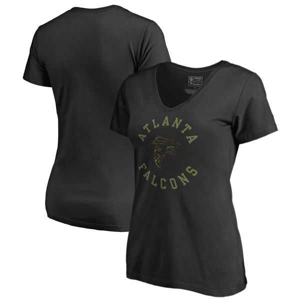 Women Atlanta Falcons NFL Pro Line by Fanatics Branded Camo Collection Liberty Plus Size V Neck T-Shirt Black,We sell and wholesale Women Atlanta Falcons NFL Pro Line by Fanatics Branded Camo Collection Liberty Plus Size V Neck T-Shirt Black on line form chian!