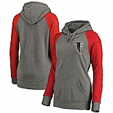 Women Atlanta Falcons NFL Pro Line by Fanatics Branded Plus Sizes Vintage Lounge Pullover Hoodie - Heathered Gray,baseball caps,new era cap wholesale,wholesale hats