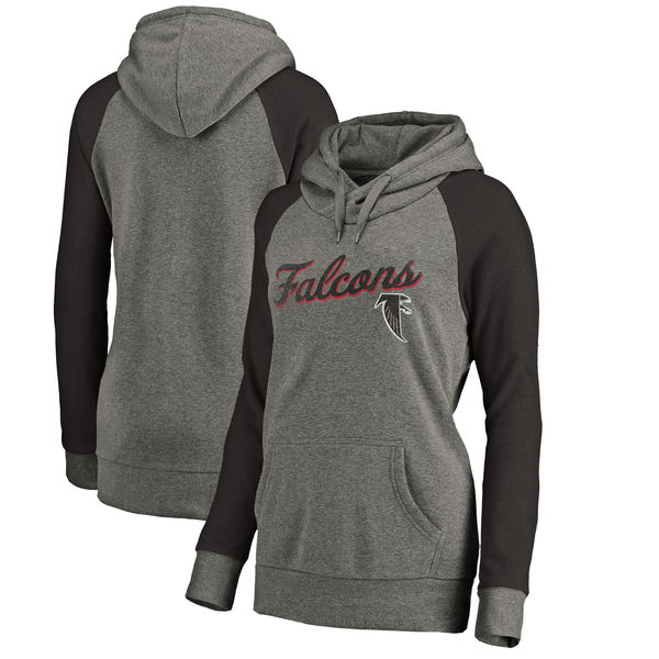 Women Atlanta Falcons NFL Pro Line by Fanatics Branded Timeless Collection Rising Script Plus Size Tri-Blend Hoodie - Ash,We sell and wholesale Women Atlanta Falcons NFL Pro Line by Fanatics Branded Timeless Collection Rising Script Plus Size Tri-Blend Hoodie - Ash on line form chian!
