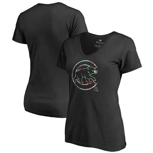 Women Chicago Cubs Fanatics Branded Lovely Plus Size V Neck T-Shirt Black Fyun,We sell and wholesale Women Chicago Cubs Fanatics Branded Lovely Plus Size V Neck T-Shirt Black Fyun on line form chian!